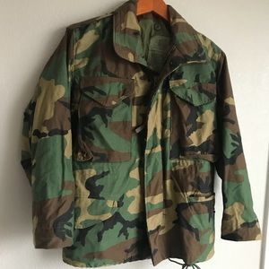 Military Camo Jacket M / L